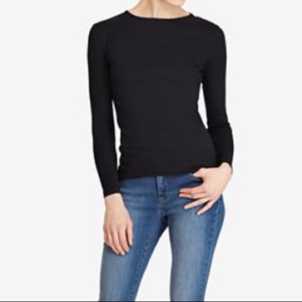Lauren by Ralph Lauren L/S Button-Shoulder Top